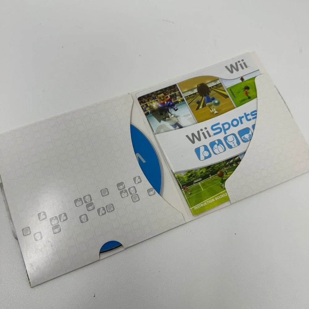 Nintendo Wii Sports Game Disc Manual and Sleeve